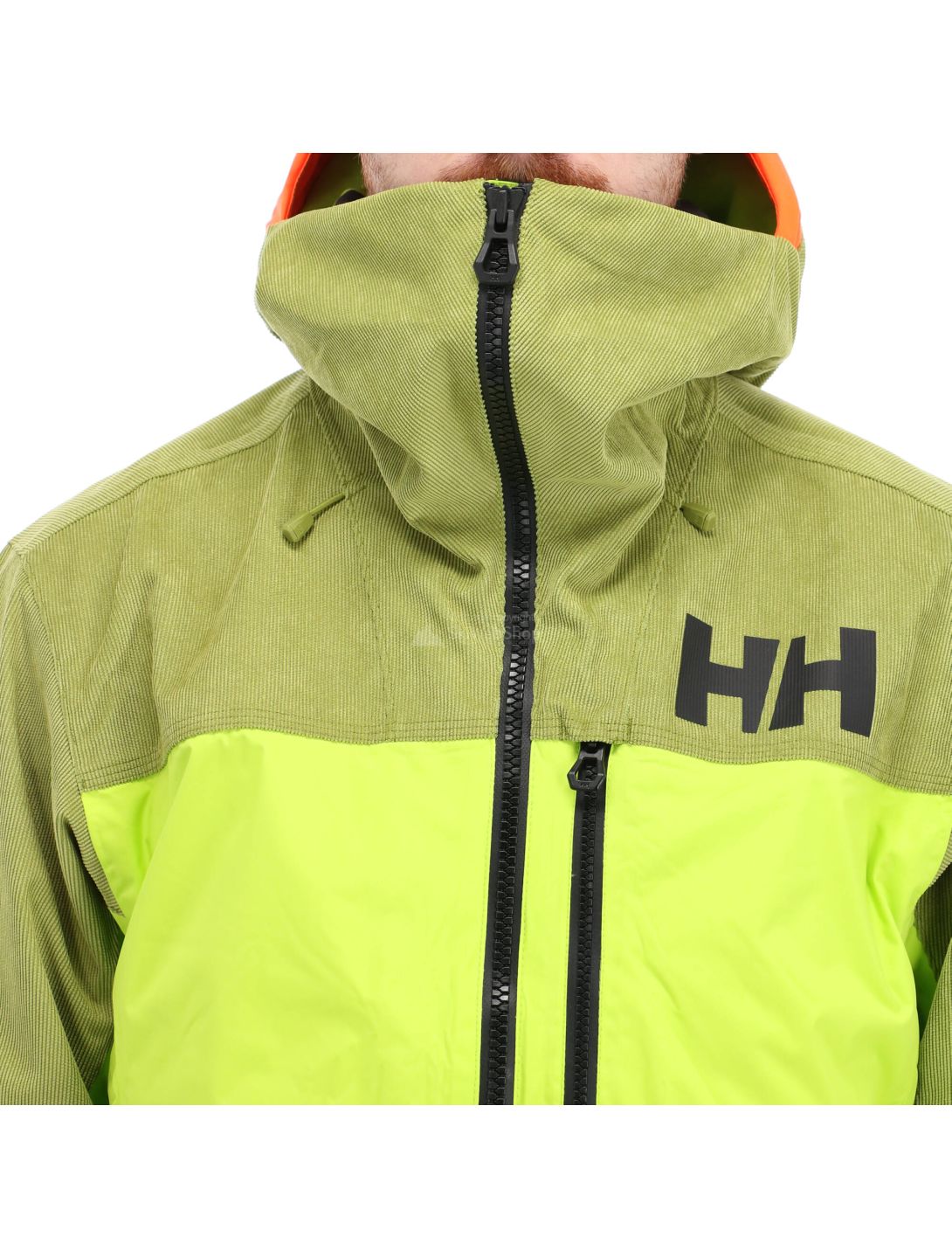 Helly Hansen, Straightline lifaloft, giacca sci, uomo, verde lime