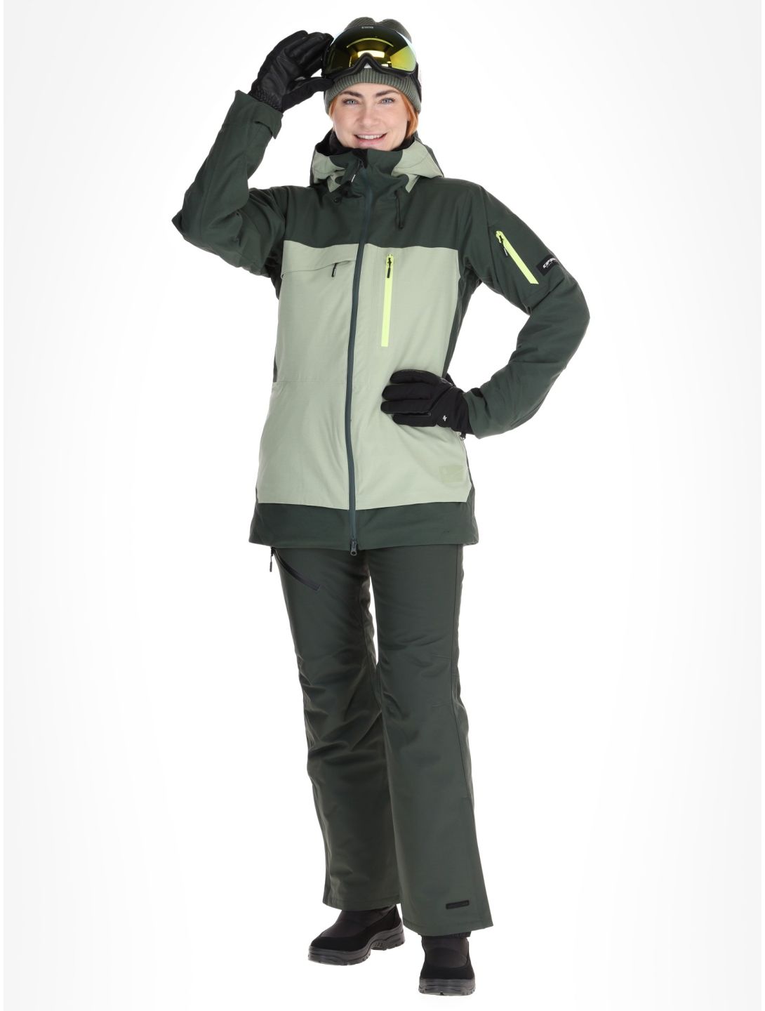 Icepeak, Curran giacca sci donna Asparagus verde 