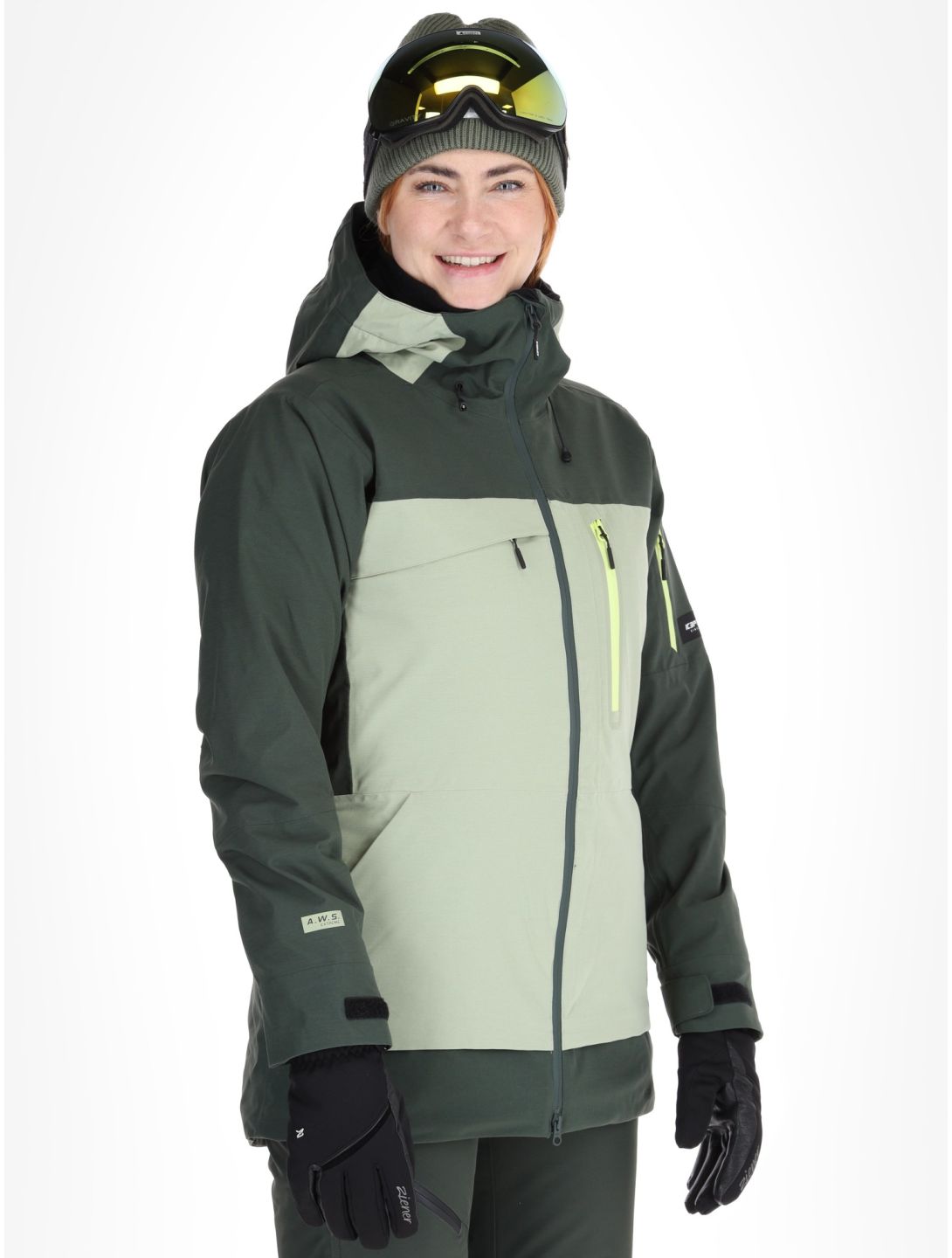 Icepeak, Curran giacca sci donna Asparagus verde 