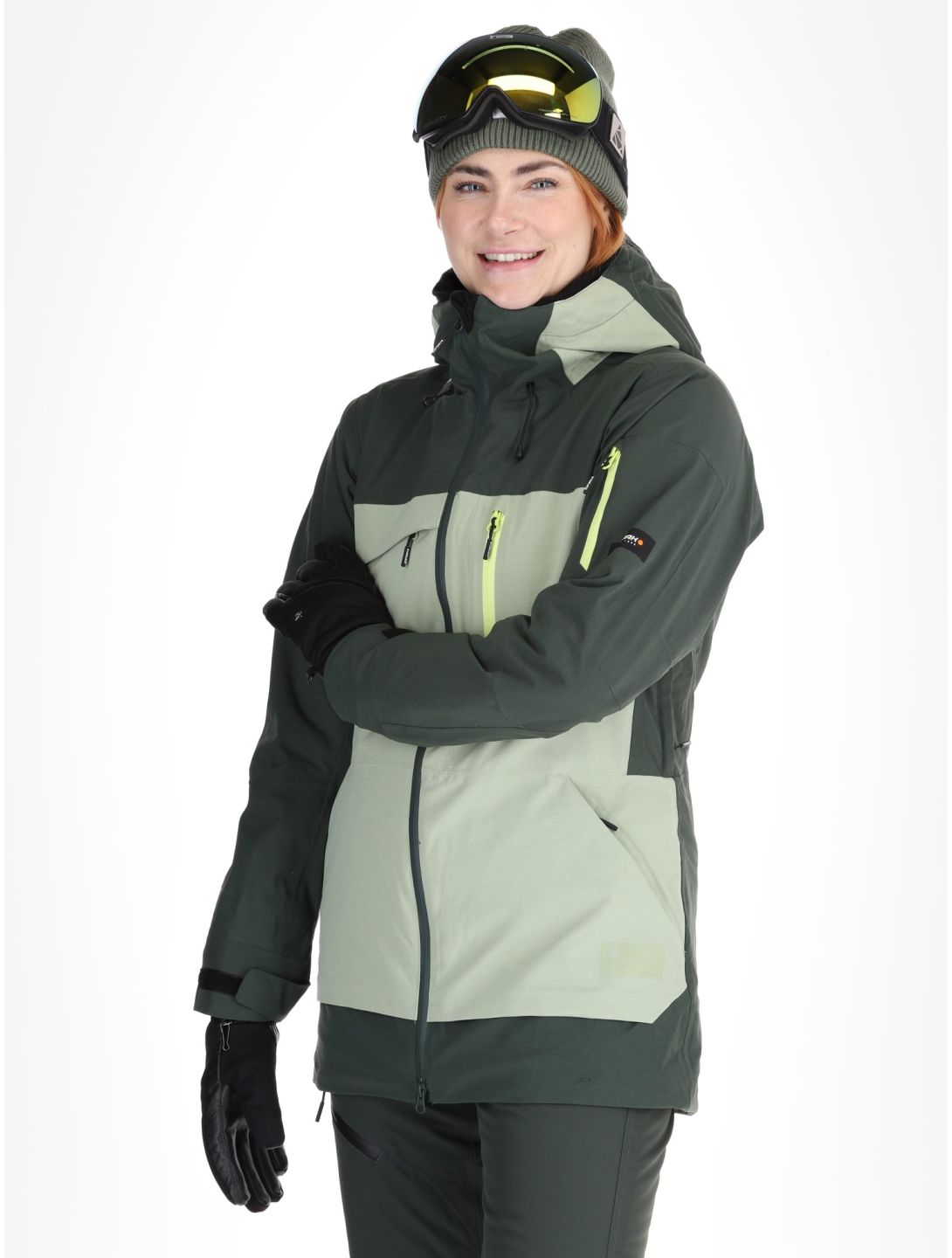 Icepeak, Curran giacca sci donna Asparagus verde 