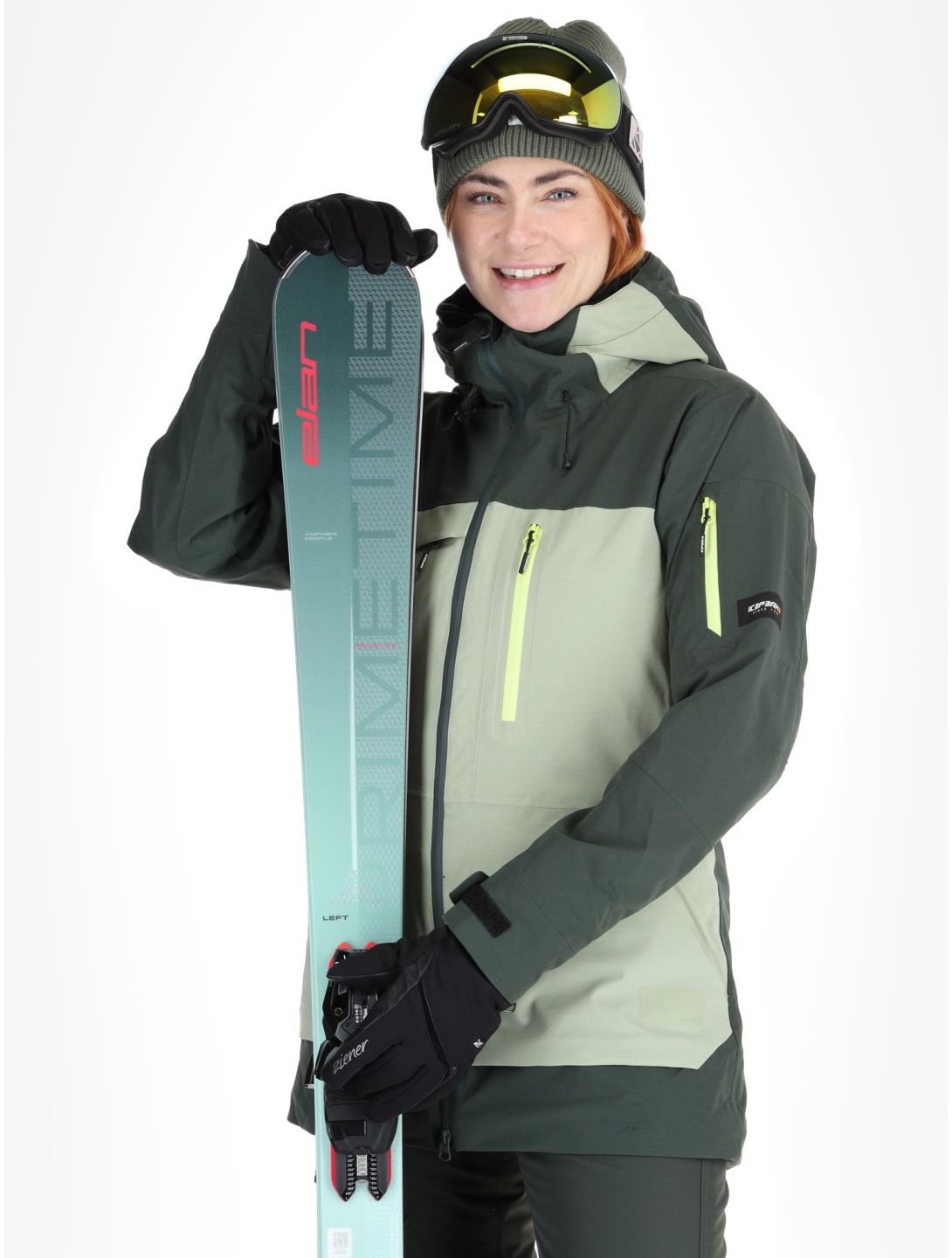 Icepeak, Curran giacca sci donna Asparagus verde 