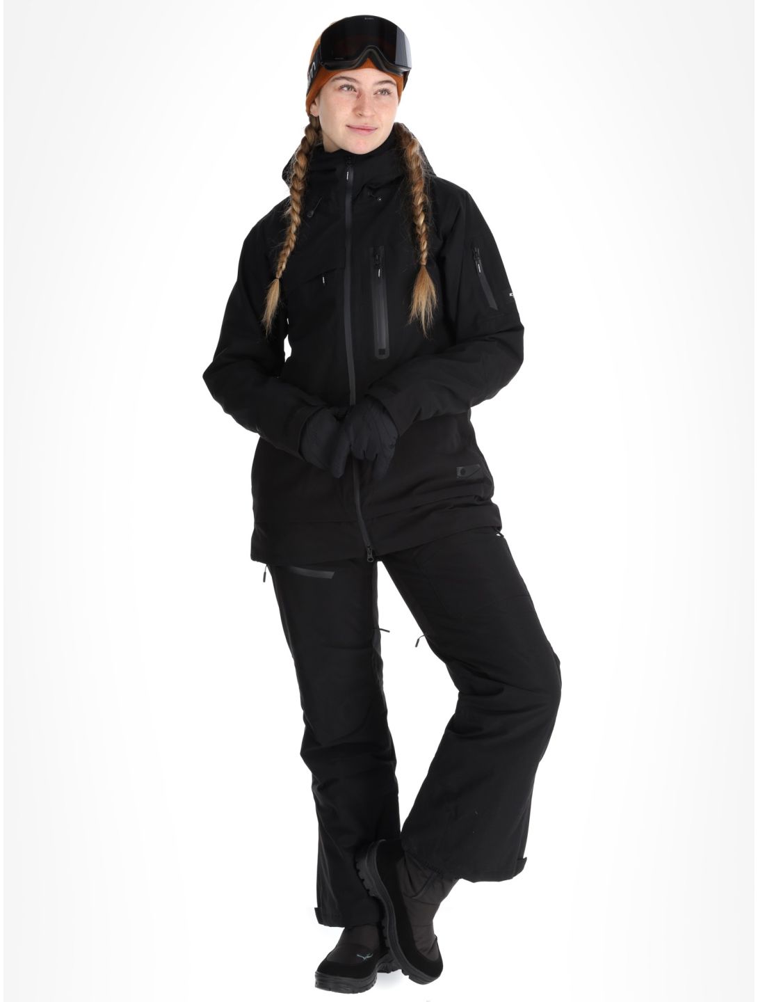 Icepeak, Curran giacca sci donna Black nero 