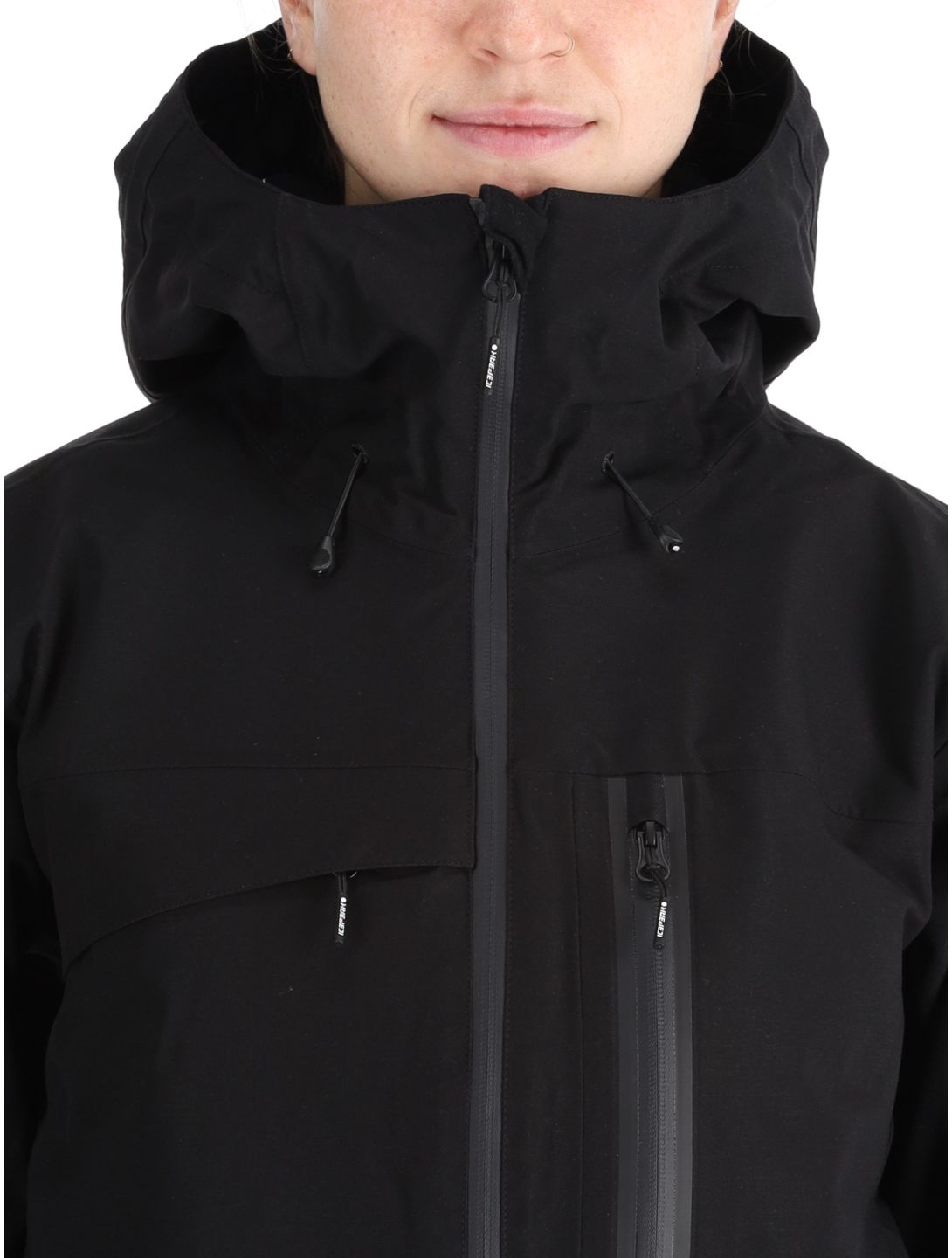 Icepeak, Curran giacca sci donna Black nero 