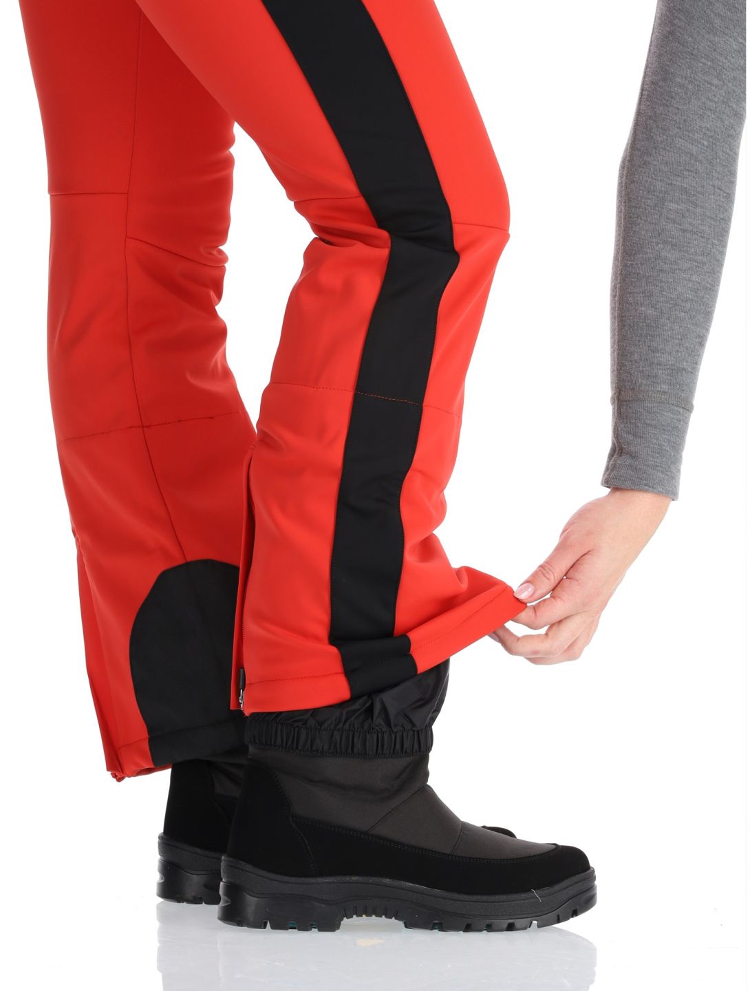 Icepeak, Ellsworth pantaloni da sci softshell donna Coral-Red rosso 