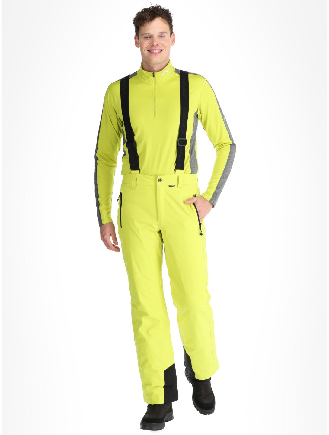 Icepeak, Freiberg pantaloni da sci uomo Aloe verde 