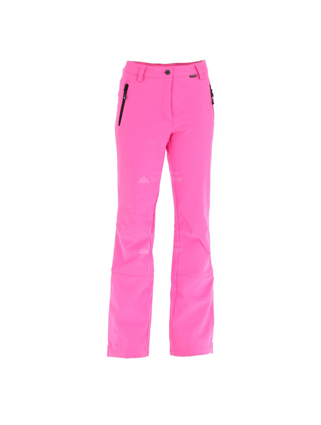 Icepeak, Riksu, pantalone da sci slim fit in soft-shell, donna, rosa