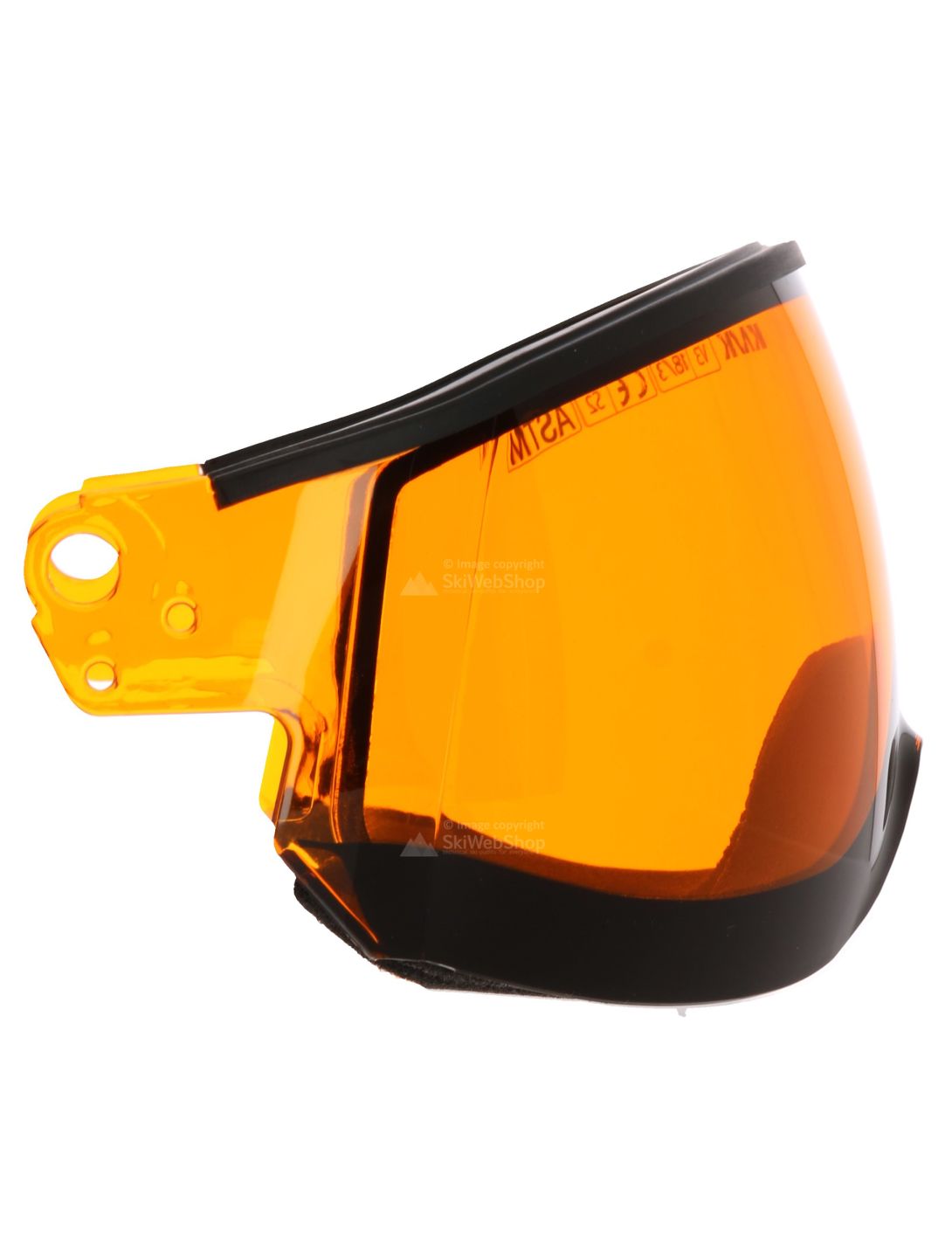 Kask, Piuma Visor, visiera sci a doppia lente, arancio