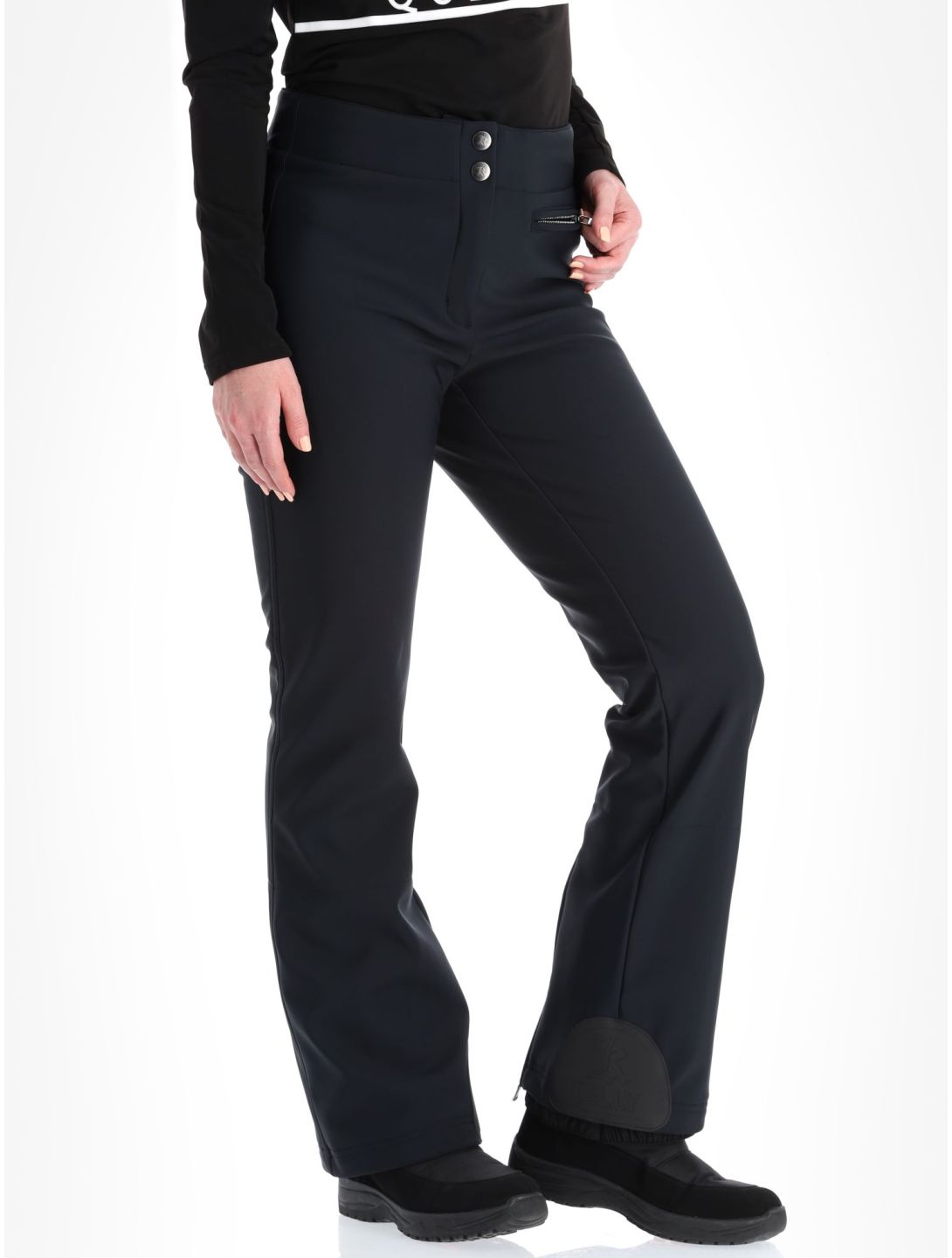 Kelly, Liz pantaloni da sci softshell donna Black nero 