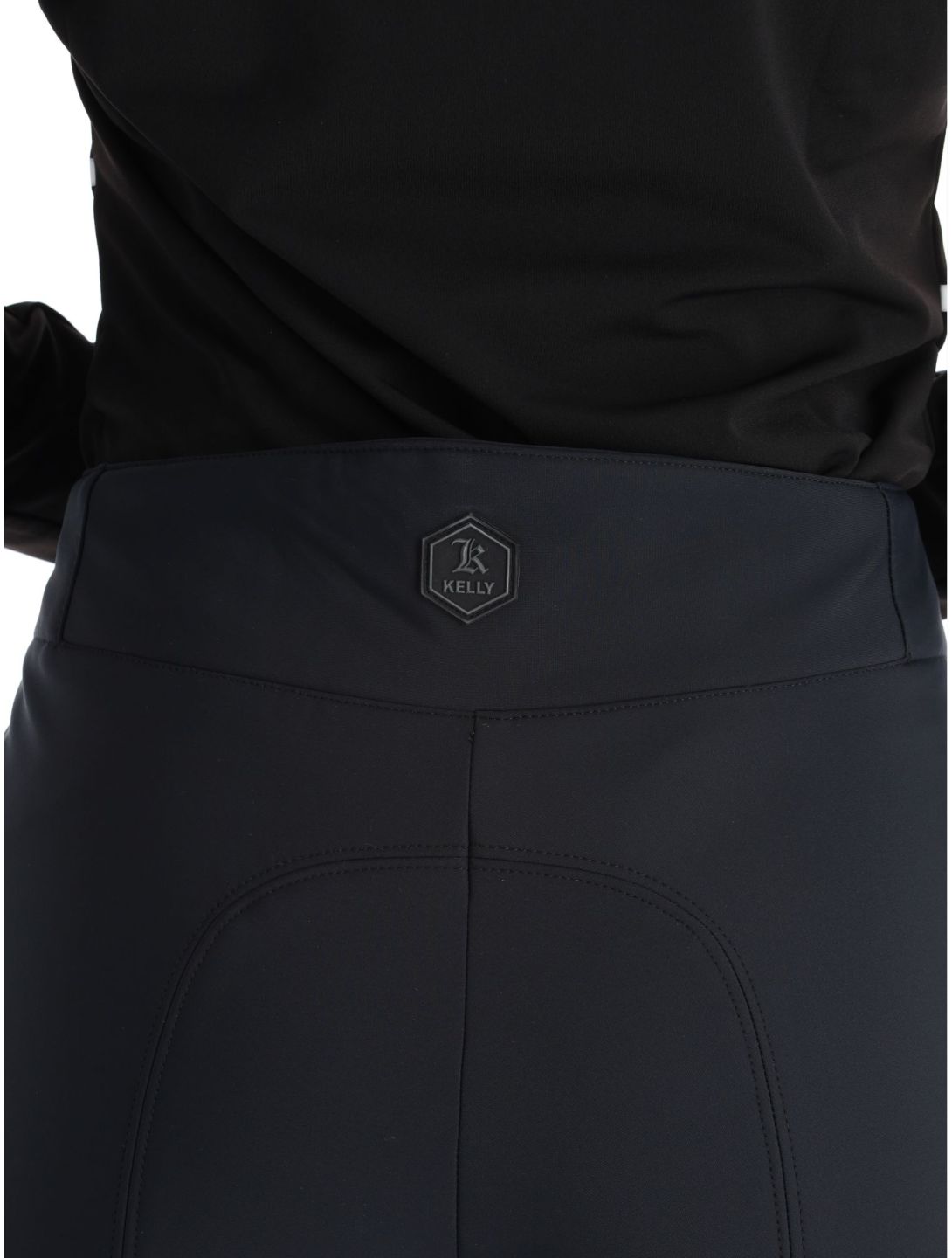 Kelly, Liz pantaloni da sci softshell donna Black nero 