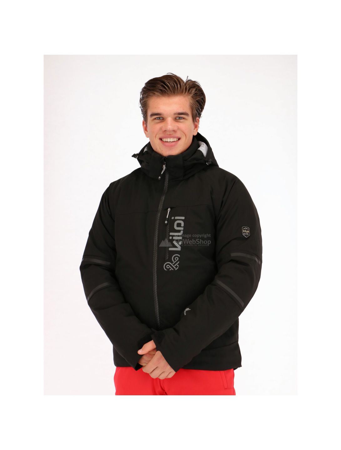 Kilpi, Uran stretch ski jacket, men, black