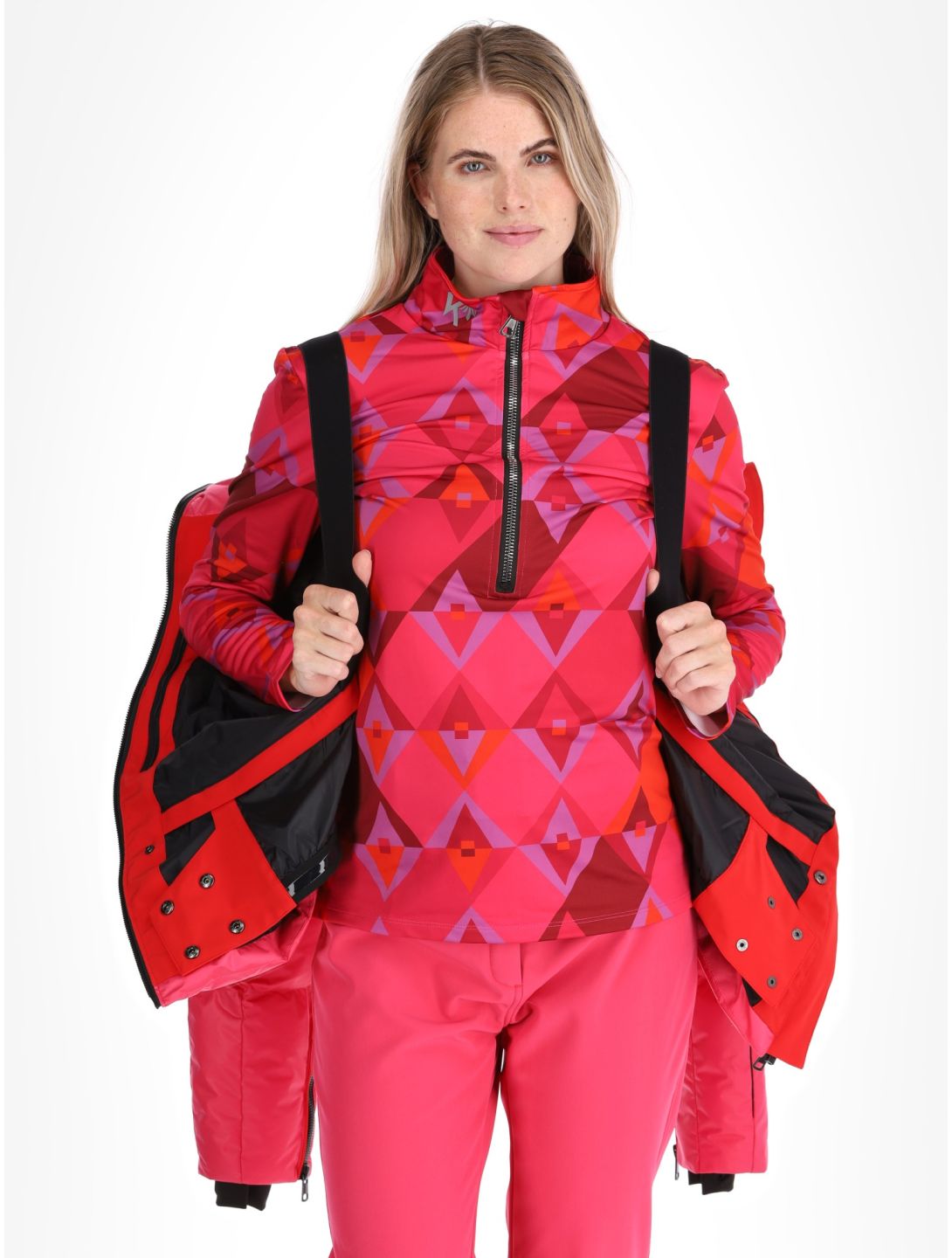 Kou Sportswear, Alpine elegance giacca sci donna Pink rosa 