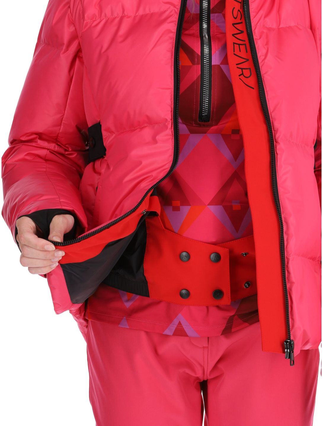 Kou Sportswear, Alpine elegance giacca sci donna Pink rosa 