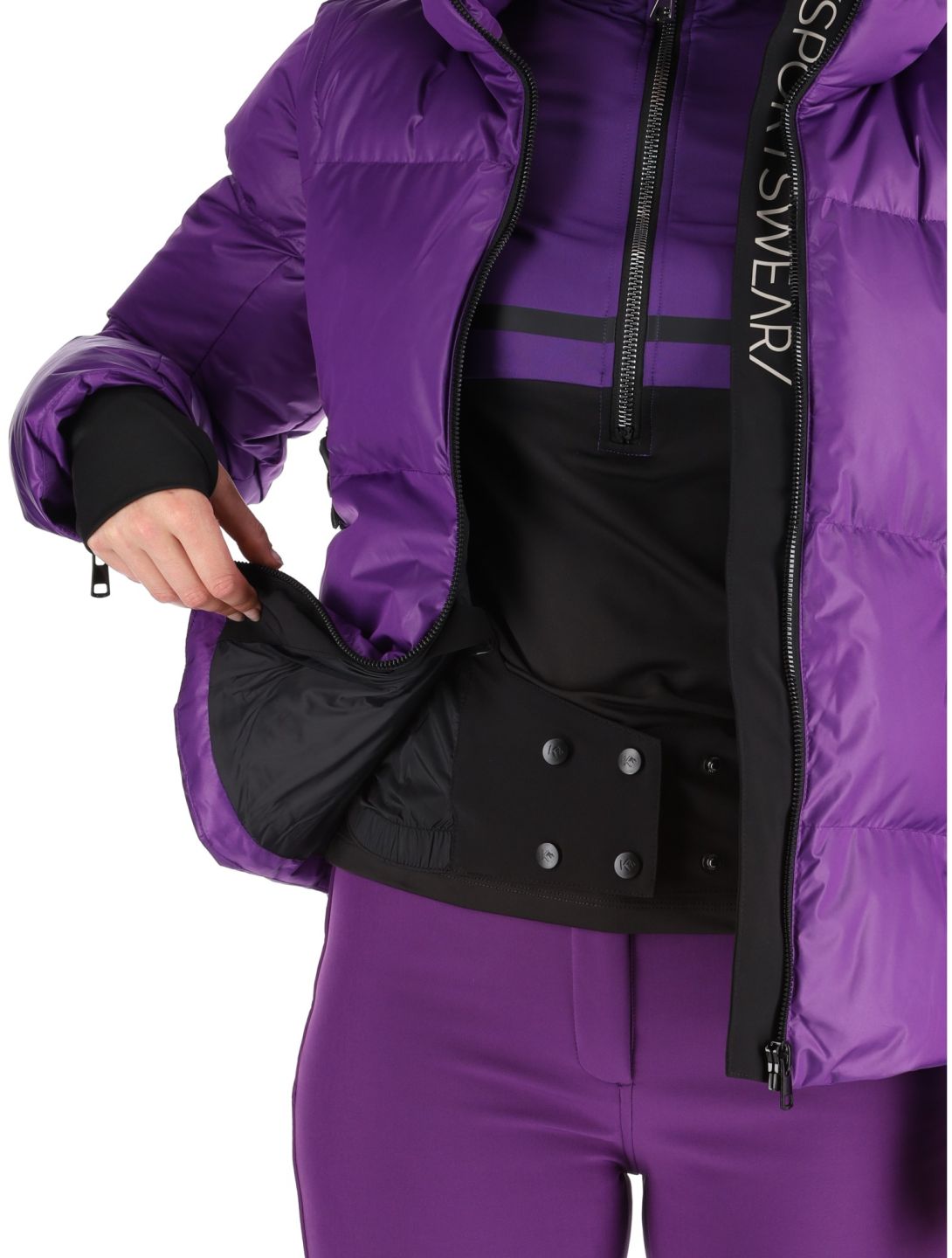 Kou Sportswear, Alpine elegance giacca sci donna Purple viola 