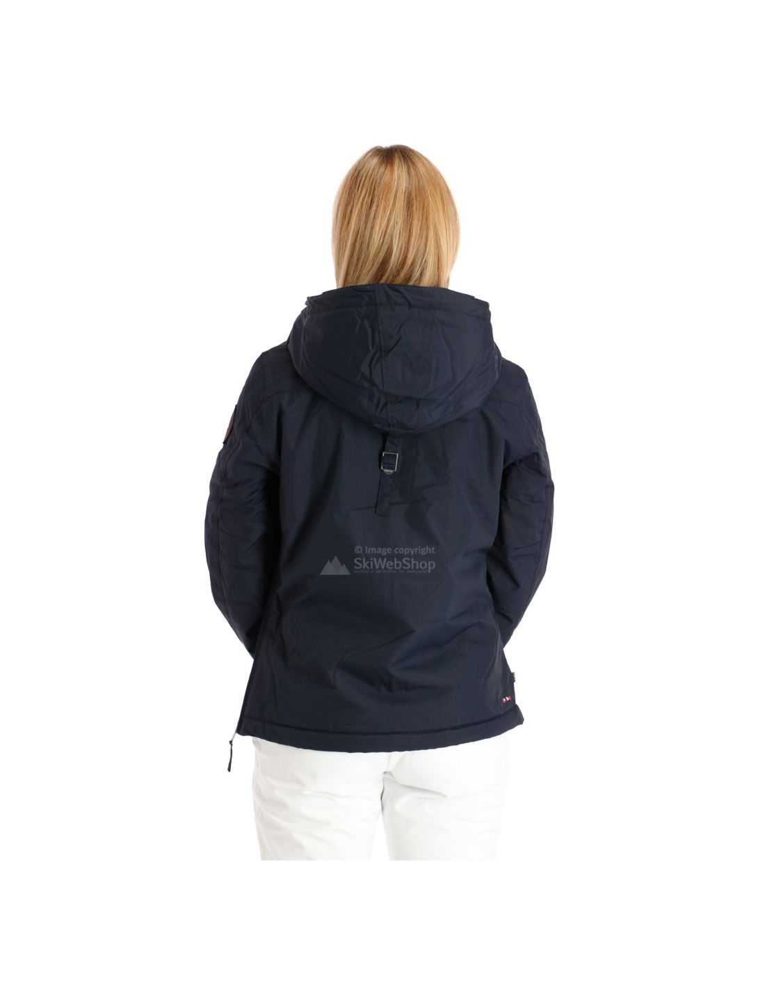 Napapijri, Rainforest pocket 2 anorak, giacca invernale, donna, blu navy