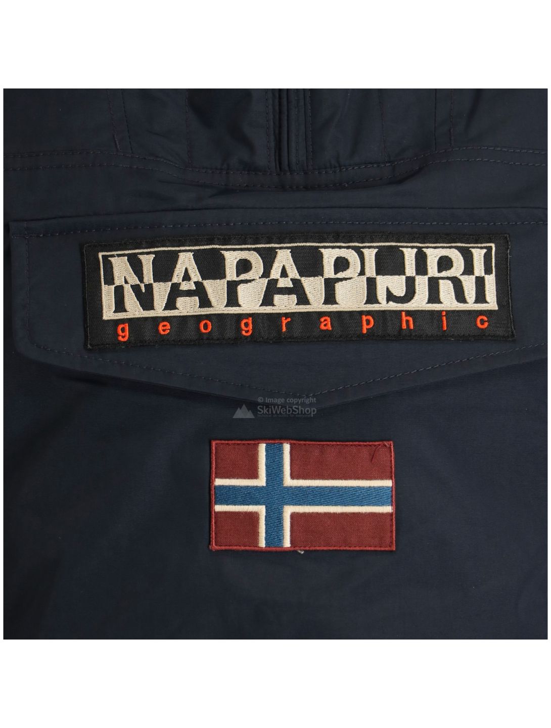 Napapijri, Rainforest pocket 2 anorak, giacca invernale, donna, blu navy