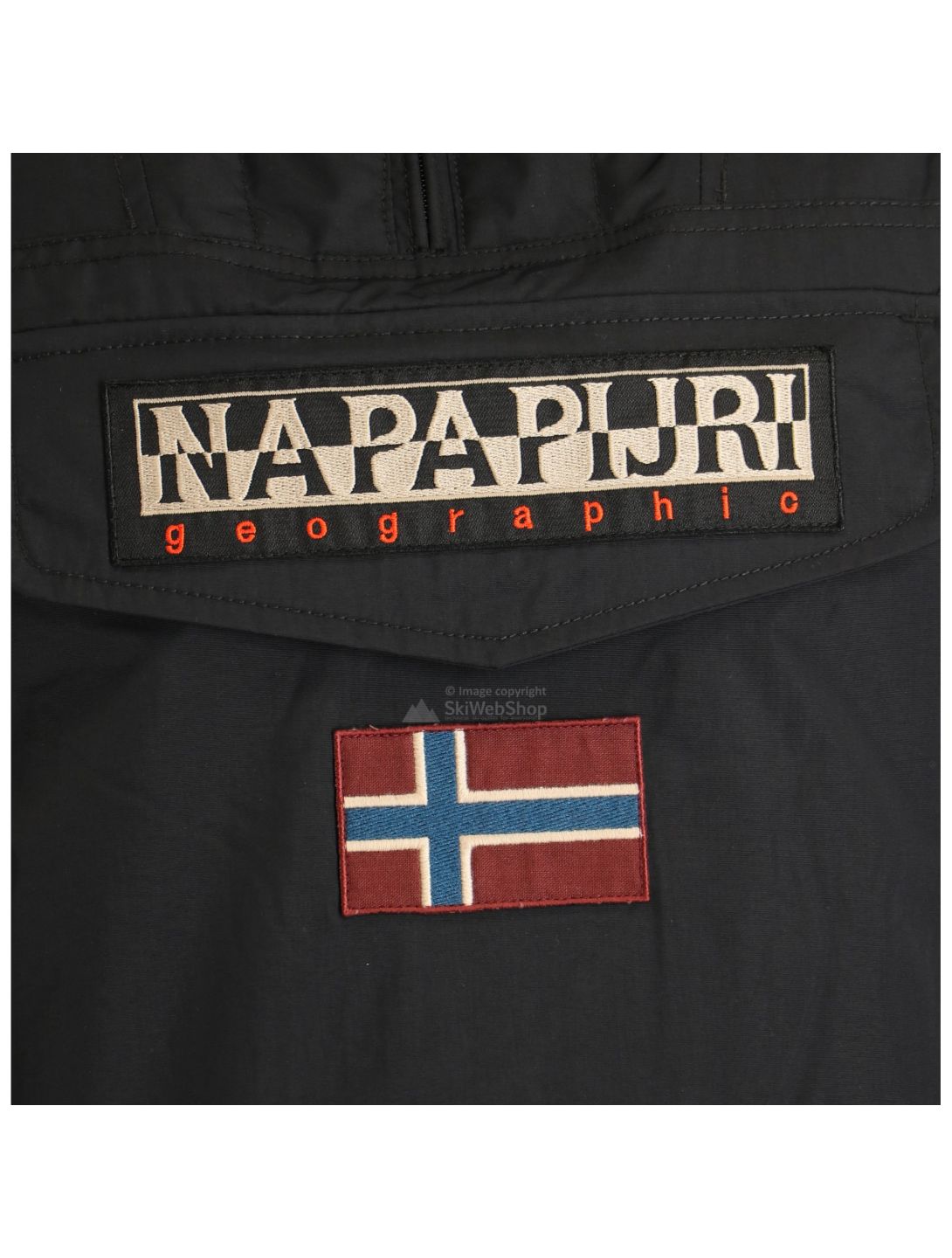 Napapijri, Rainforest pocket 2 anorak, giacca invernale, donna, nero