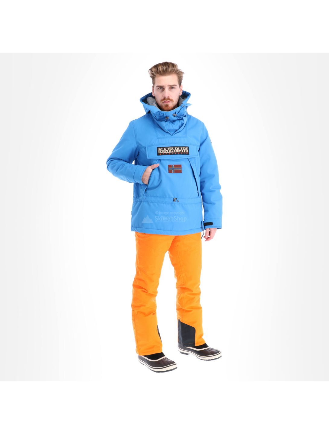 Napapijri, Skidoo 2 anorak, giacca sci, uomo, blu