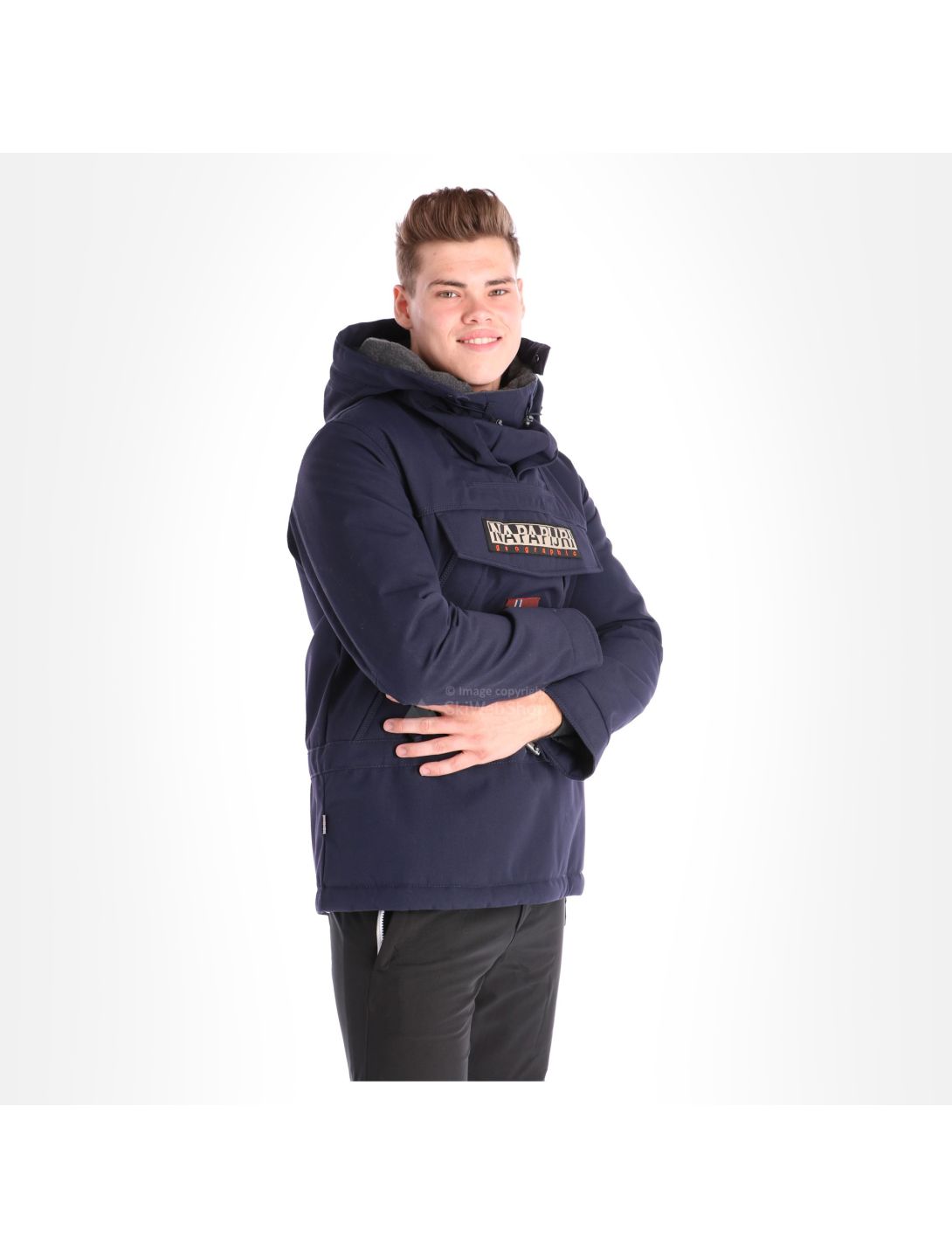 Napapijri, Skidoo anorak, giacca da sci, uomo, blu navy