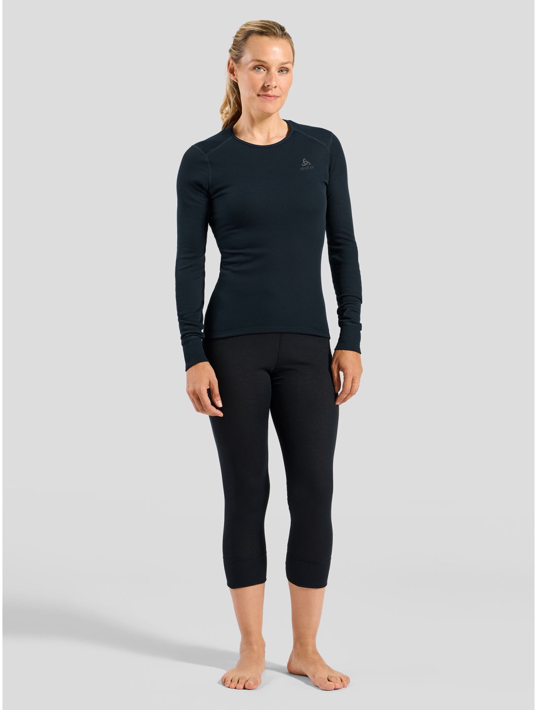 Odlo, Active Warm Eco maglia termica donna Dark Sapphire blu 