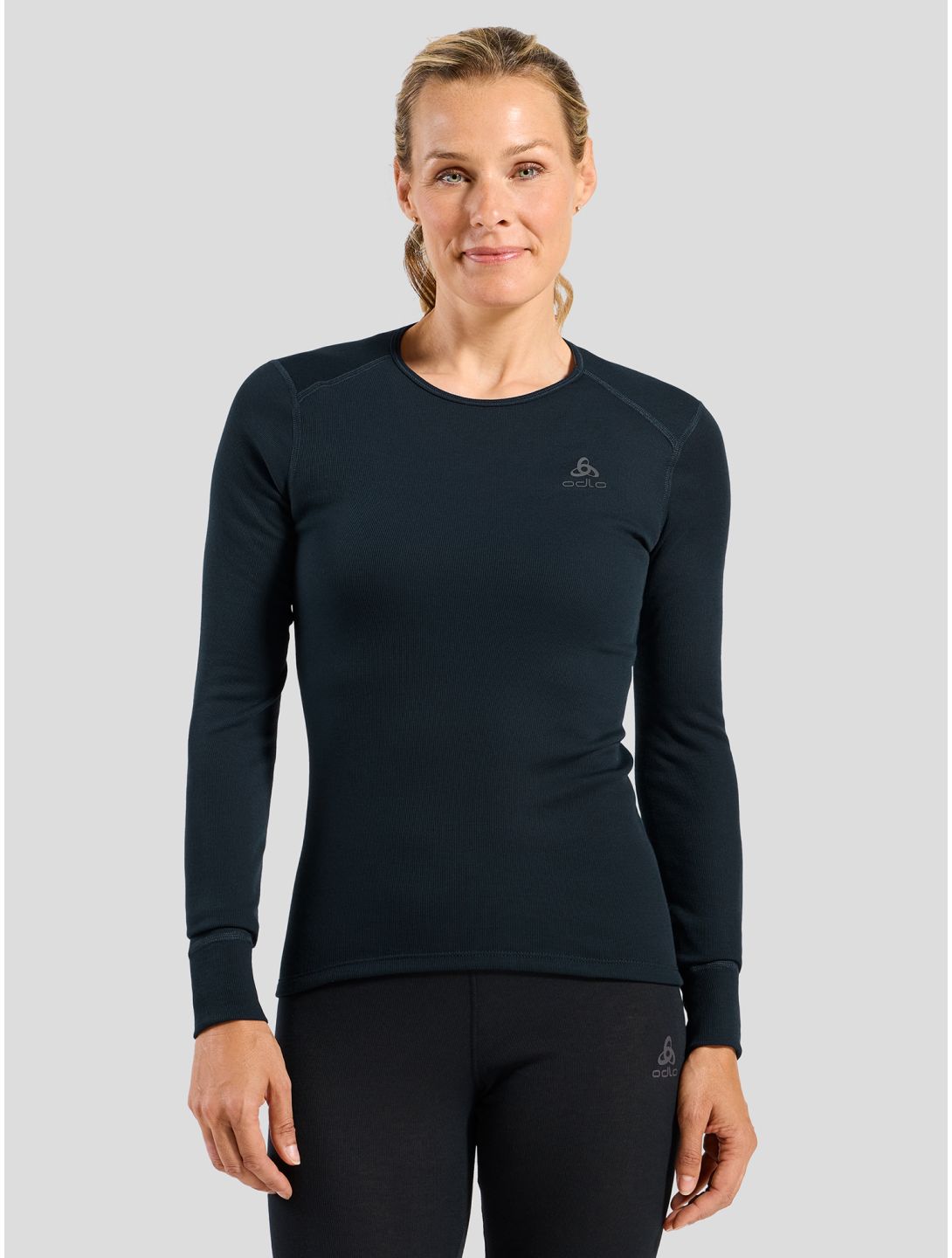 Odlo, Active Warm Eco maglia termica donna Dark Sapphire blu 