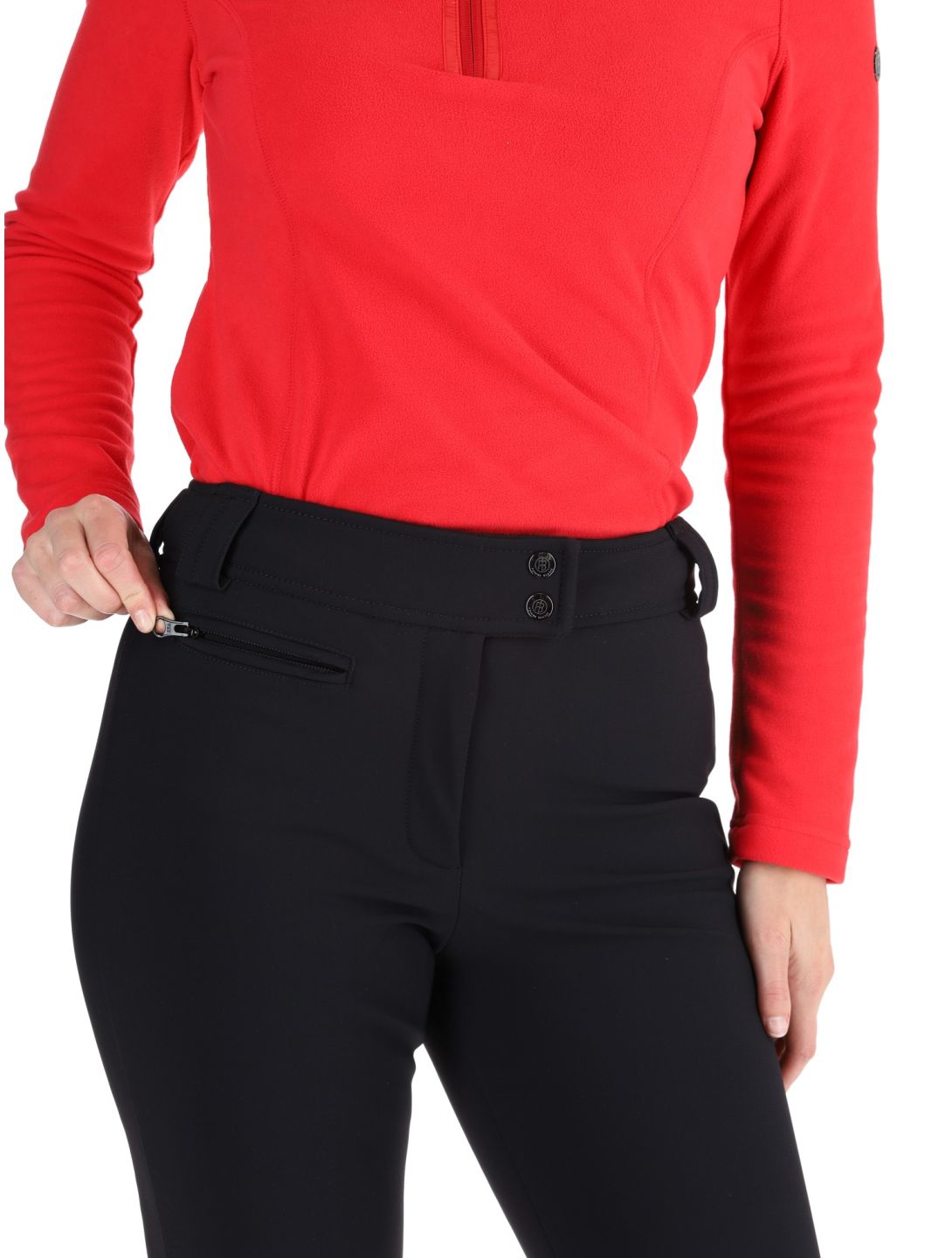 Poivre Blanc, Traditional 24PBH1120/WO/A pantaloni da sci softshell donna Black nero 