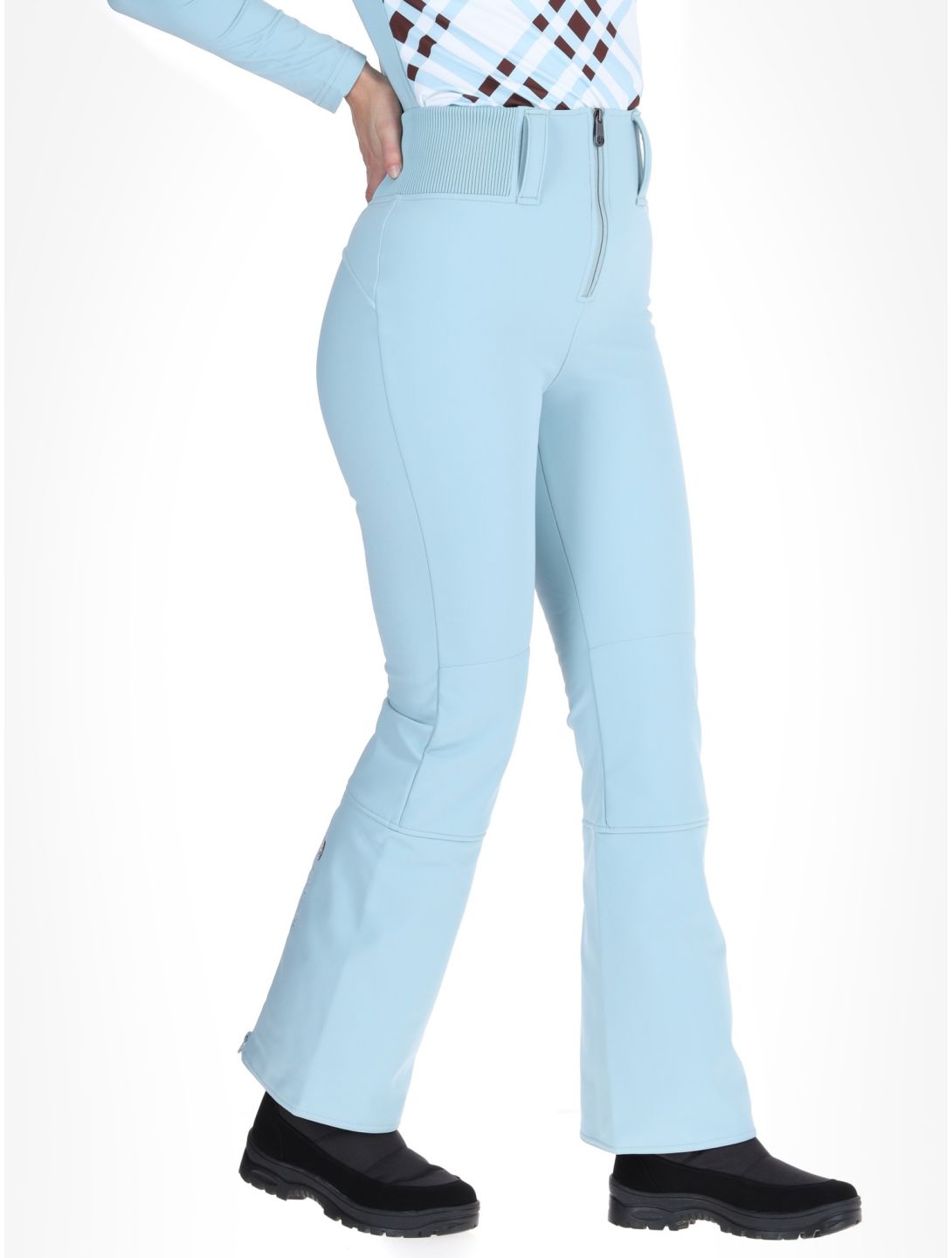 Poivre Blanc, Traditional 24PBH1121/WO/A pantaloni da sci softshell donna Aloe Blue blu 