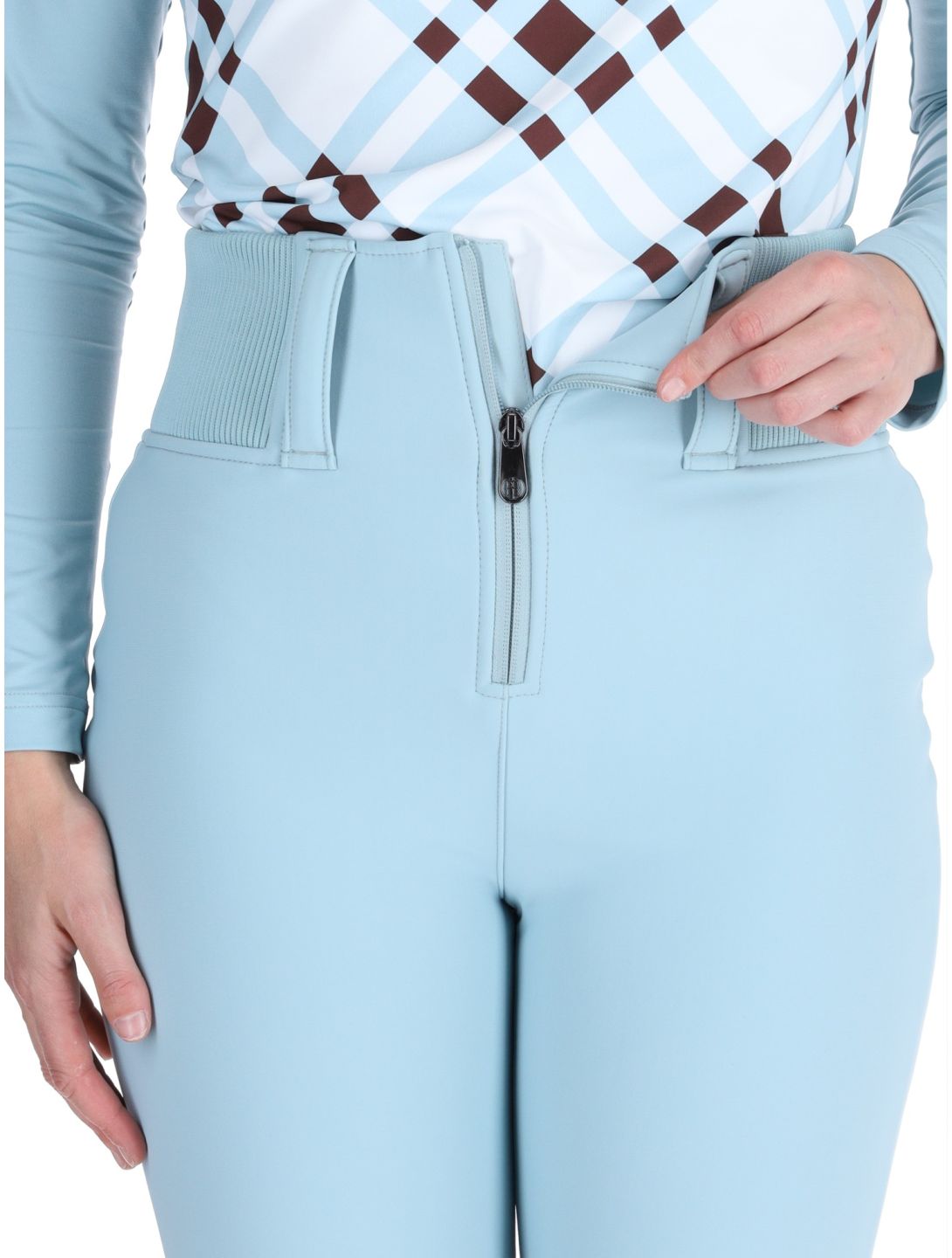 Poivre Blanc, Traditional 24PBH1121/WO/A pantaloni da sci softshell donna Aloe Blue blu 