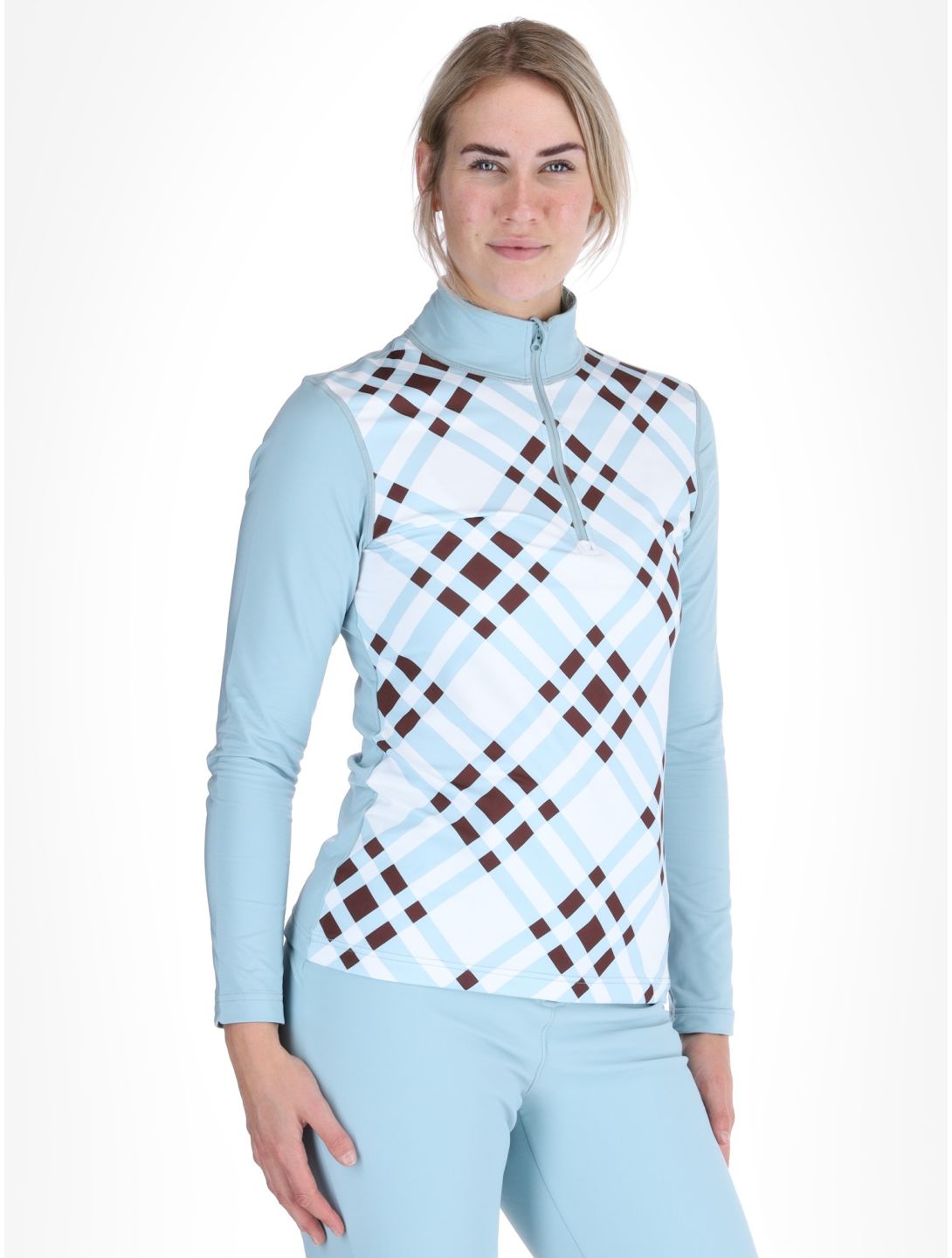 Poivre Blanc, Traditional 24PBH1940/WO/C maglione donna Cross Aloe Blue bianco, blu 