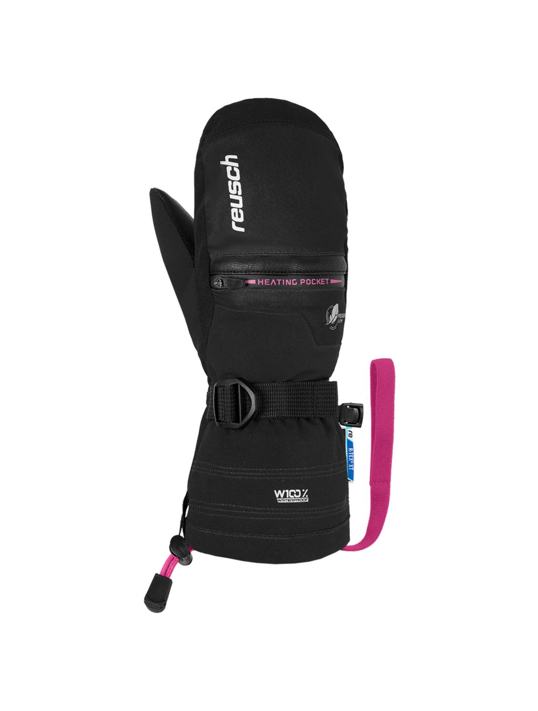 Reusch, Luis R-Tex XT moffole bambino glo nero, rosa 