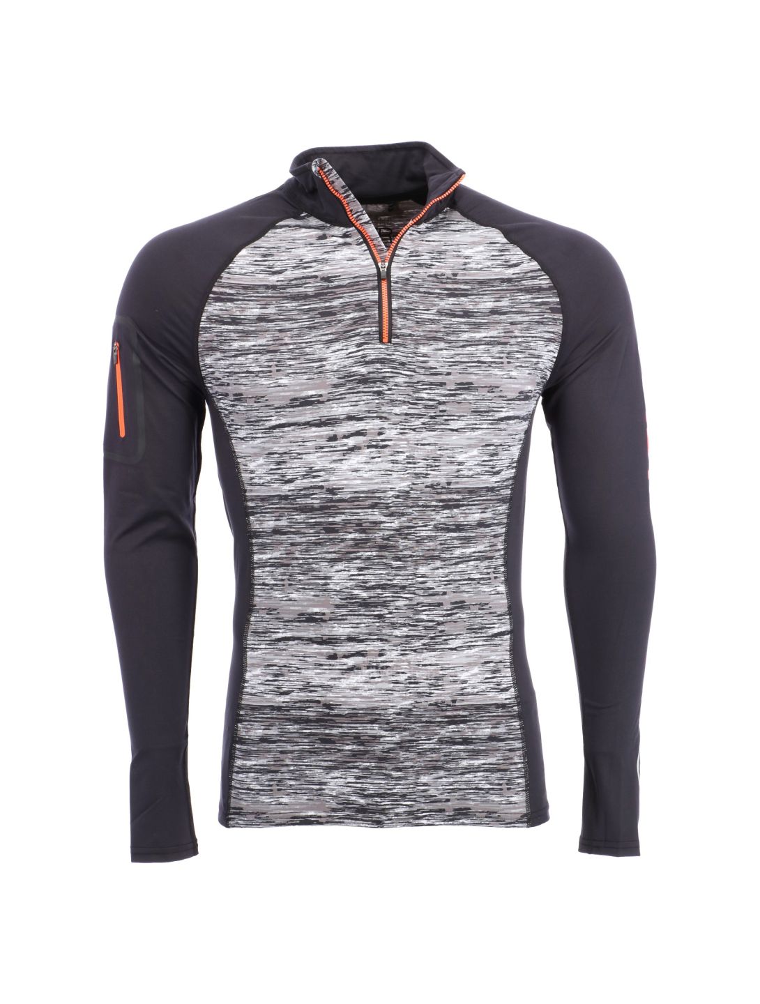 Superdry, maglione da sci, uomo, carbon space dye grigio