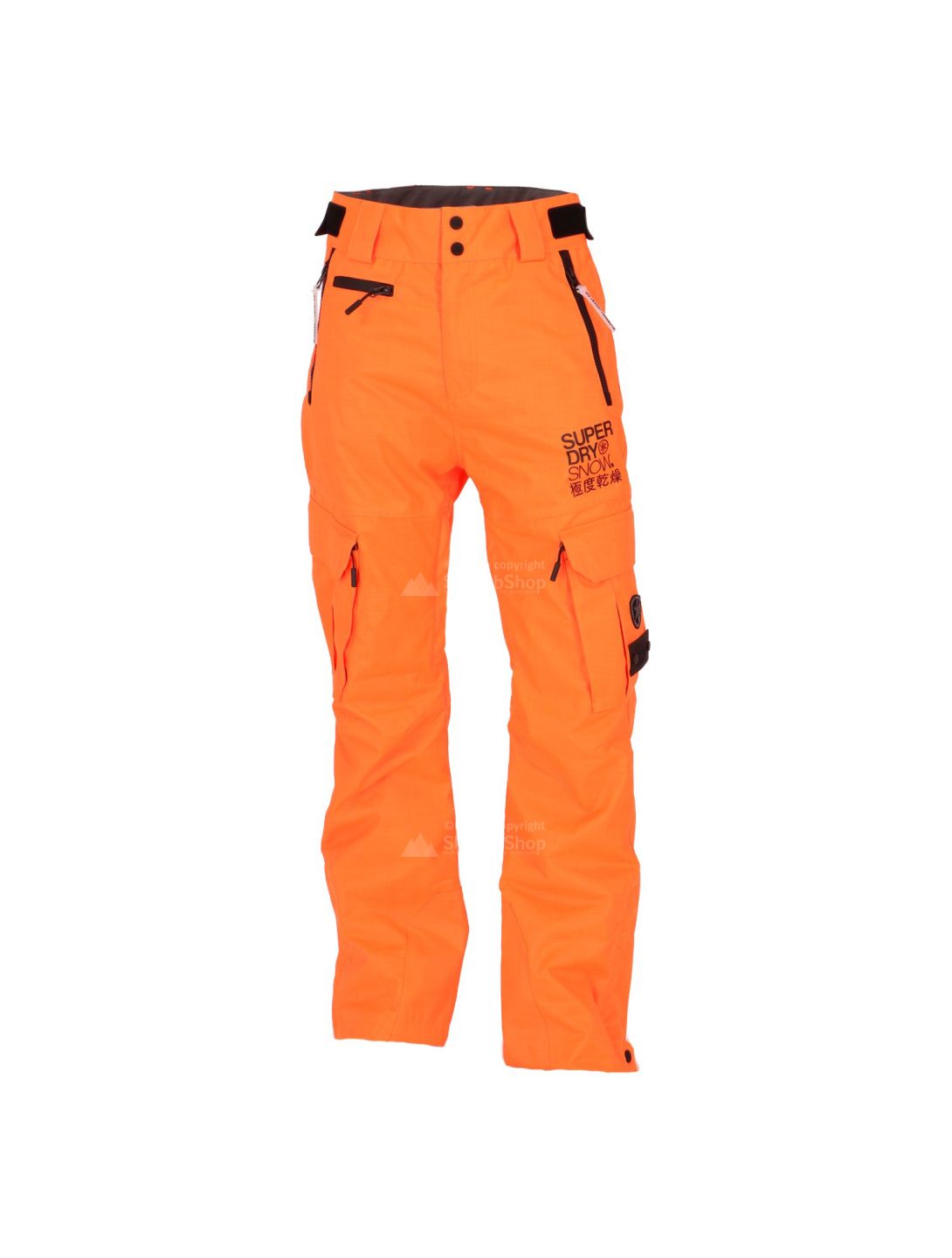 Superdry, Snowpants, pantalone sci, uomo, arancio