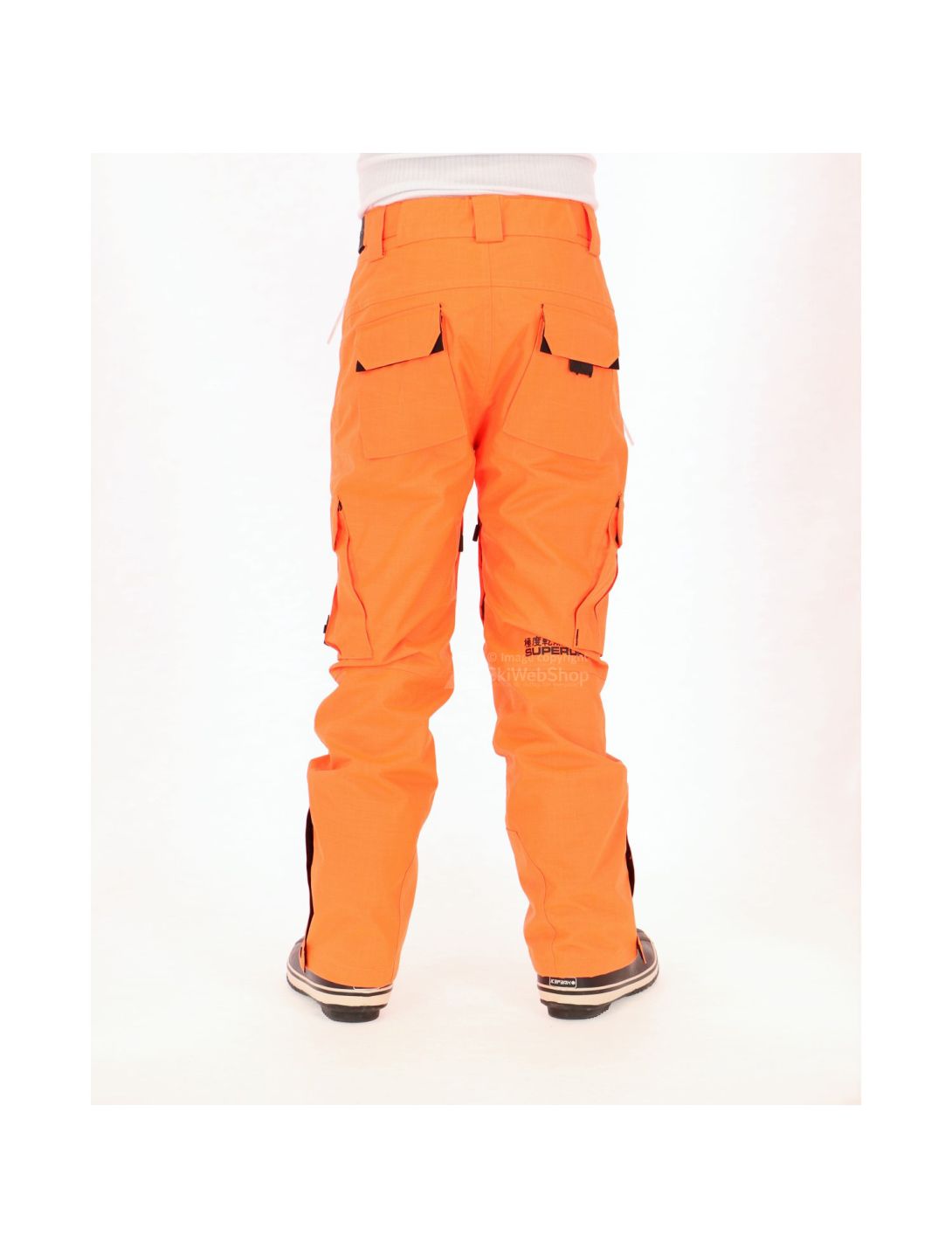 Superdry, Snowpants, pantalone sci, uomo, arancio