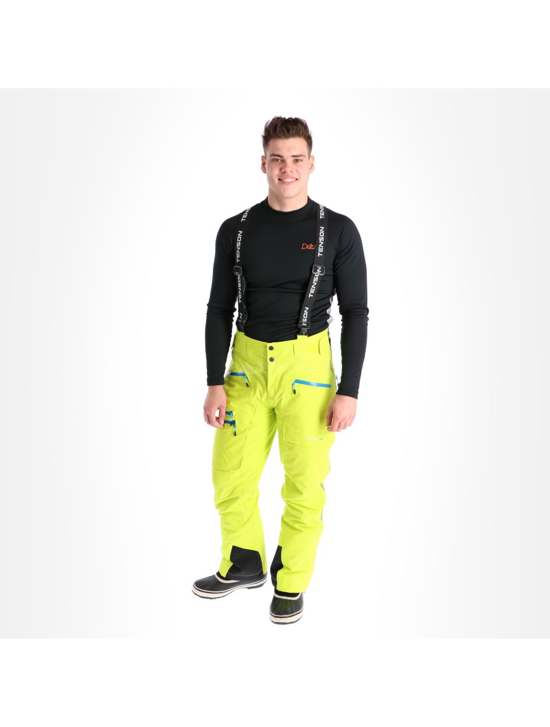 Tenson, Buck Race, pantaloni da sci, uomo, verde lime