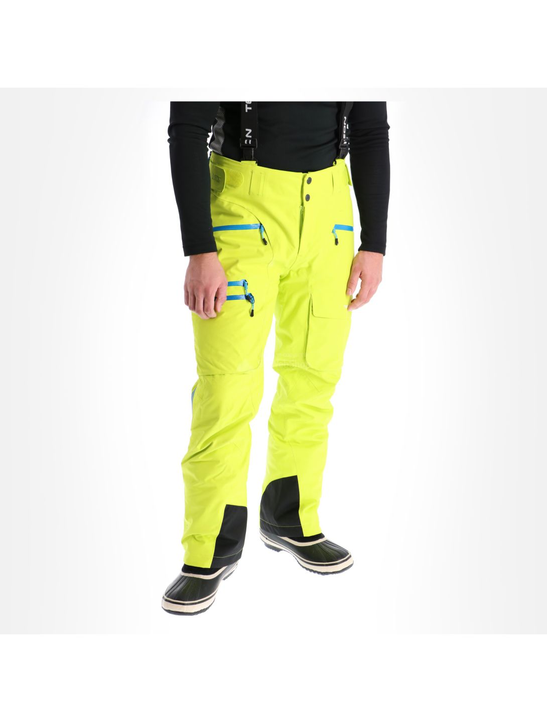 Tenson, Buck Race, pantaloni da sci, uomo, verde lime