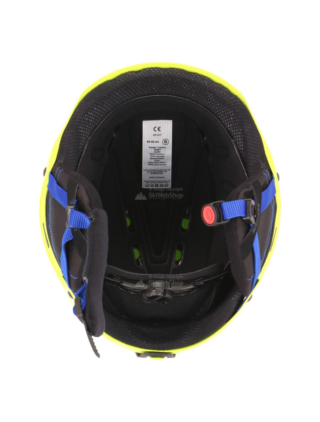 Uvex, P1us 2.0 casco sci, lime opaco