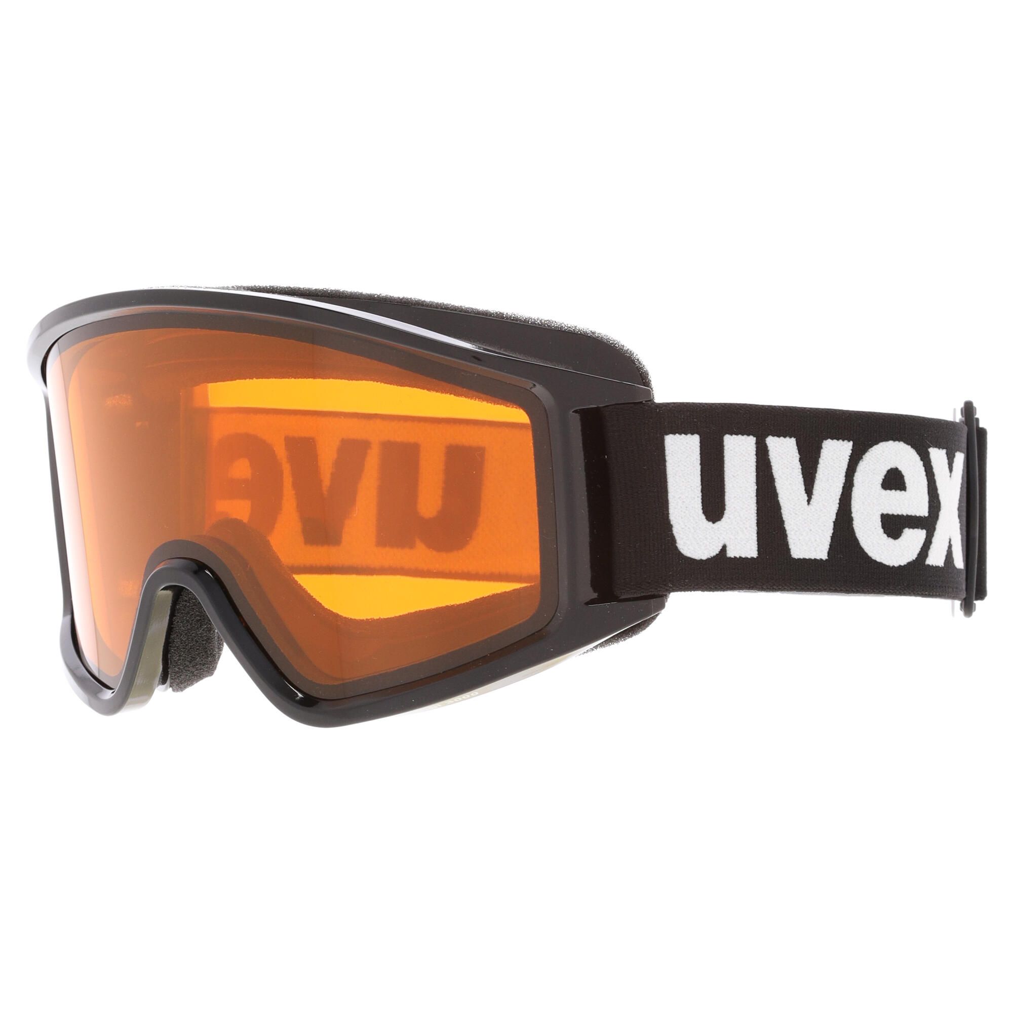 Uvex, G.gl 3000 LGL (OTG), maschera da sci, nero