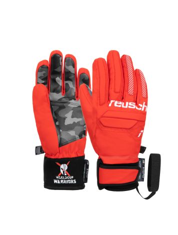 Reusch, Be The One R-Tex Xt Lobster guanti da sci bambino fluo bianco,  nero, rosso