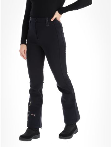 Ast Pantaloni Sci Softshell da Donna Neri